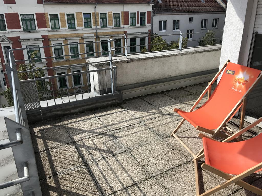 Exklusive Wohnung Mit Dachterrasse In Schleussig Лейпциг Экстерьер фото